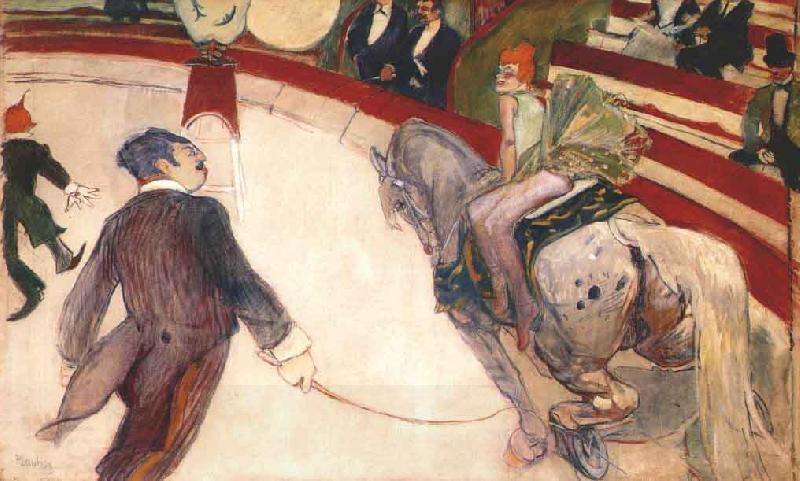 Henri  Toulouse-Lautrec Cuadro de Lautrec sobre el parisino Circo Fernando China oil painting art